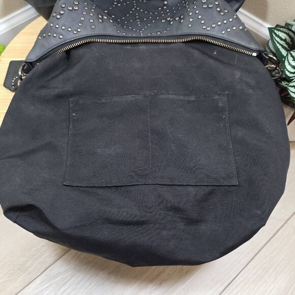 Coach Celeste Convertible Studded Leather Hobo - Picture 13 of 16